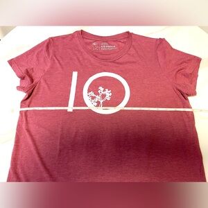 TENTREE t-shirt (reddish pink)